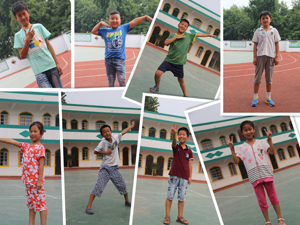 为孩子们拍摄的照片,开心的笑容